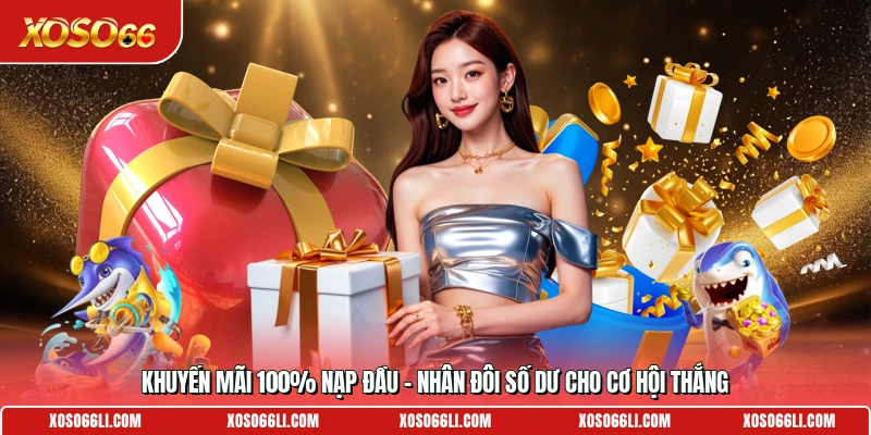 Khuyến Mãi 100% Nạp Đầu – Nhân Đôi Số Dư Cho Cơ Hội Thắng